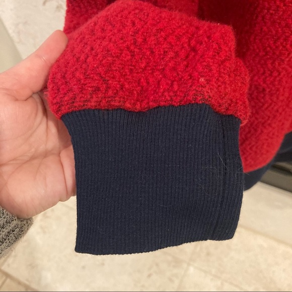 Patagonia Woolyester Fleece Pullover Red Medium - Picture 7 of 10